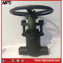 Selo de pressão de aço forjado NPT Thraed Gate Valve